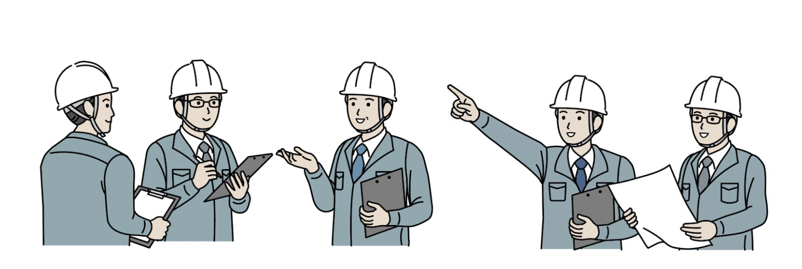 工事保険イラスト